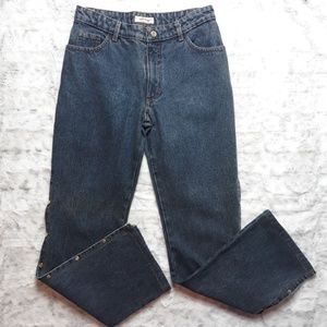 Blumarine| Vintage Hi-Waist Side Snap Button Jeans